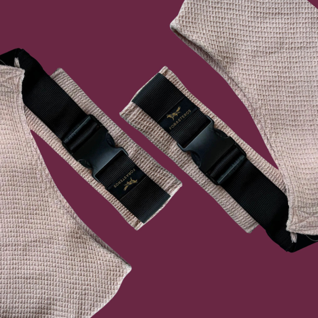 PUPPA Waffle Pink - Ergonomic Baby Carrier